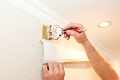 Pose de papier peint à la Celette — revêtements muraux et toiles de verre